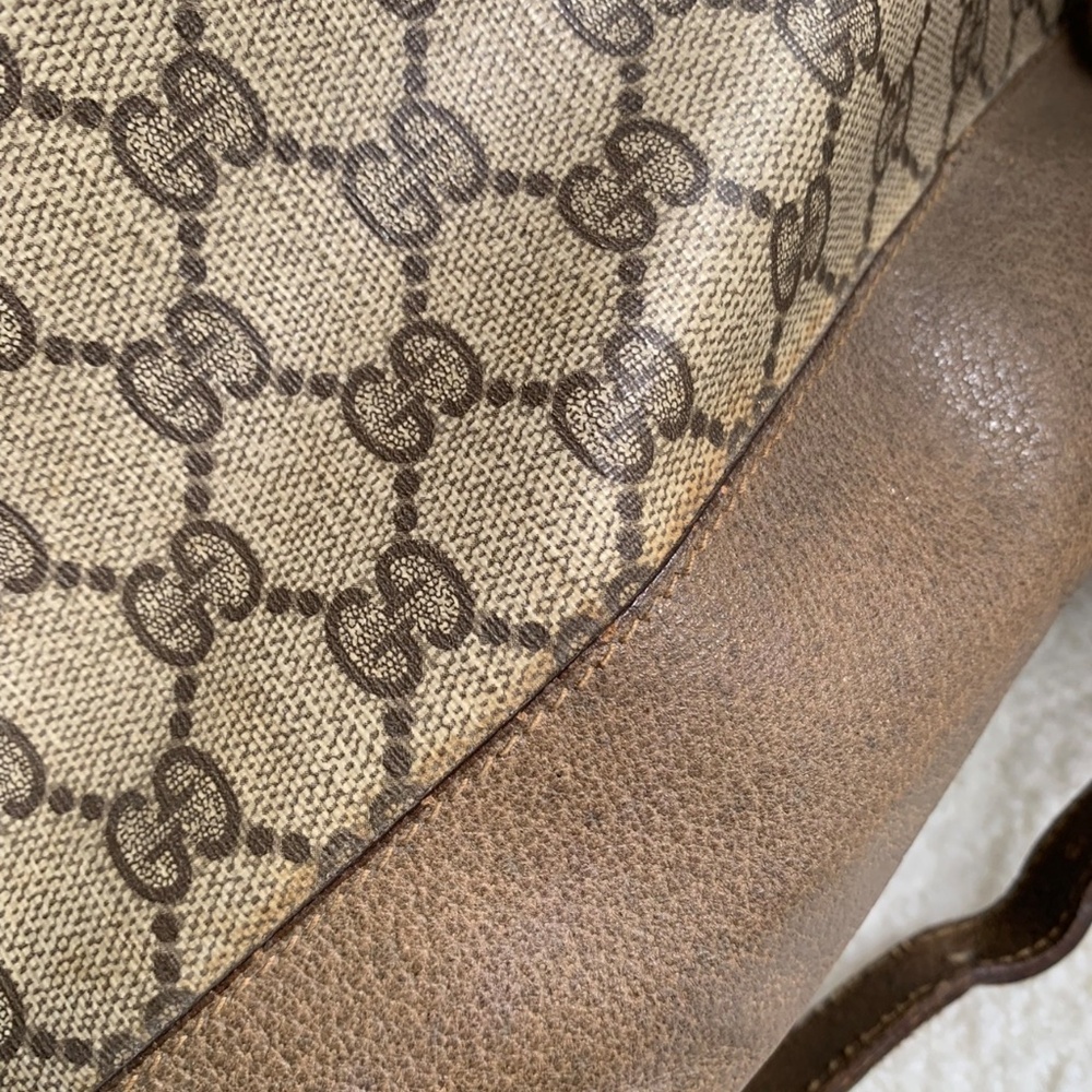 FIRM Authentic Gucci GG Vintage Supreme Ophidia Bucket - Picture 15 of 16